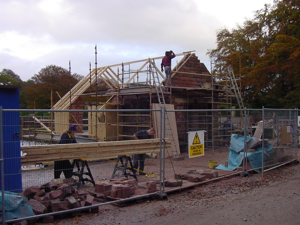 Conversion of the boathouse to visitor centre in 2001 – Rudyard Lake